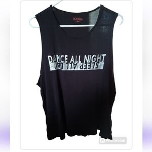 Bongo Tank Top Black & Silver